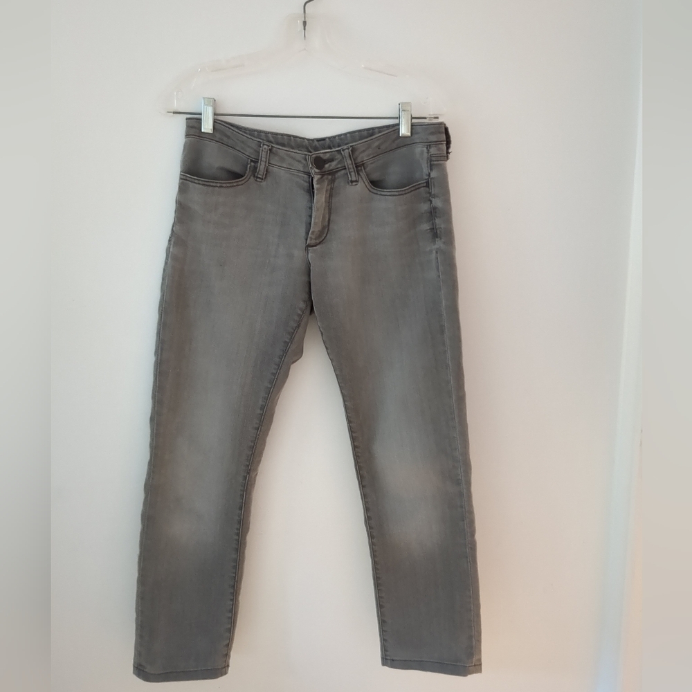 Y2K Low Rise Straight Leg Capri Jeans